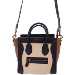 Celine Shopper Luggage Bag Logo